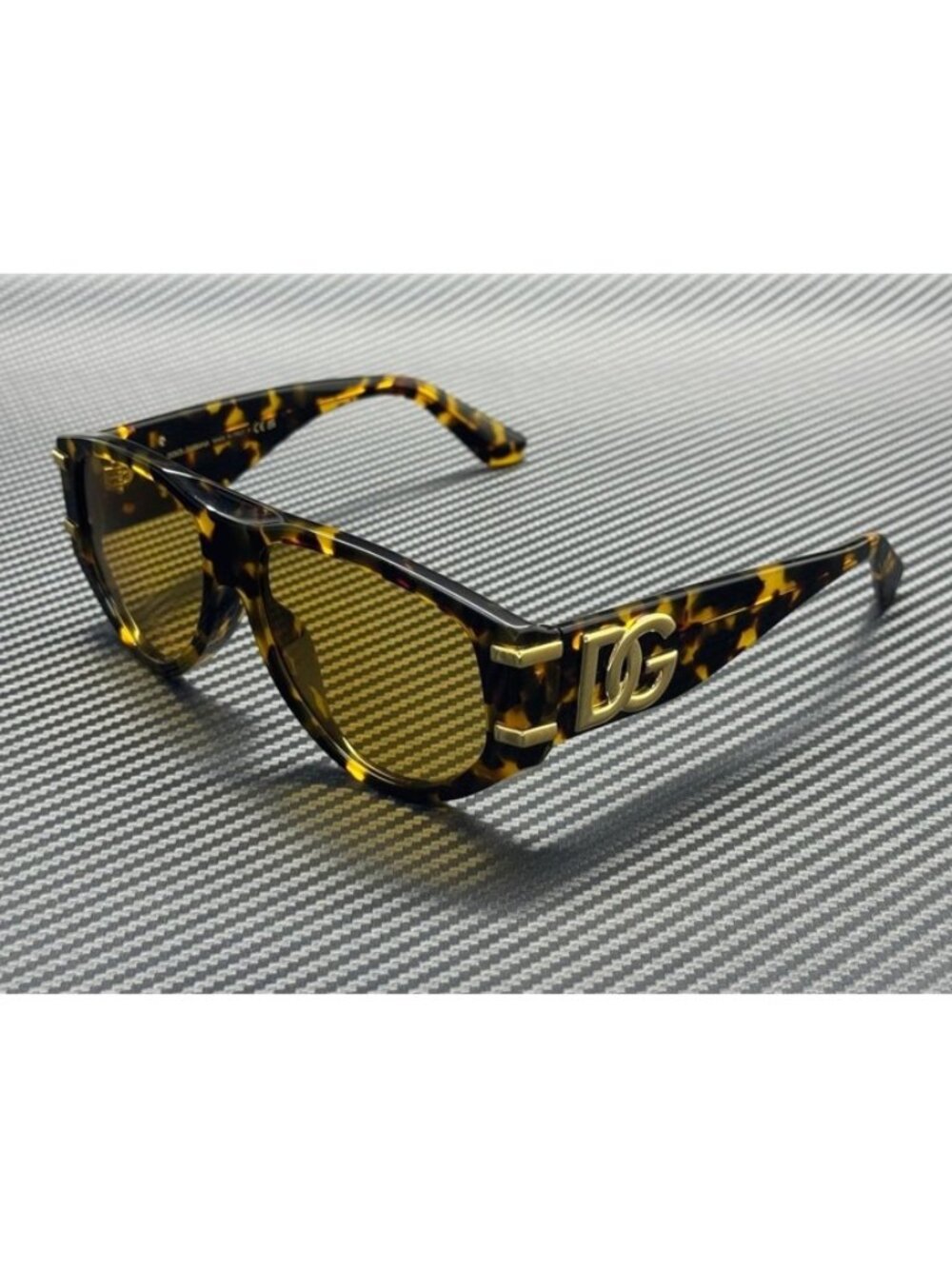 New Dolce & Gabbana Women Yellow Havana Sunglasses 57-16-145